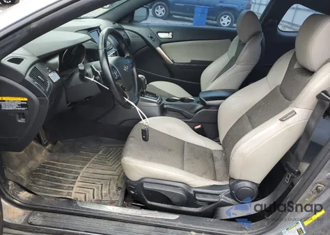 2016 Hyundai Genesis Coupe 3.8L from USA, damaged, VIN KMHHT6KJ1GU132802